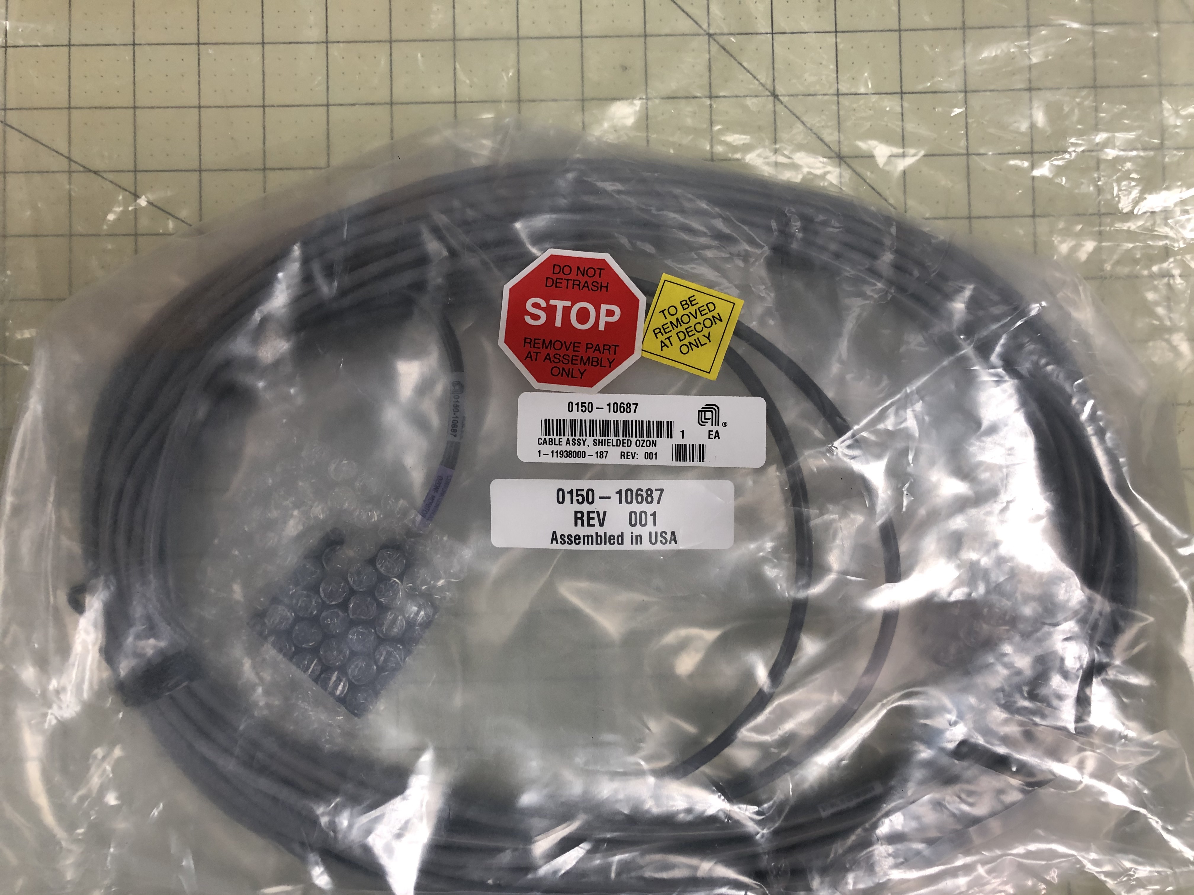 CABLE ASSY, SHIELDED OZONE