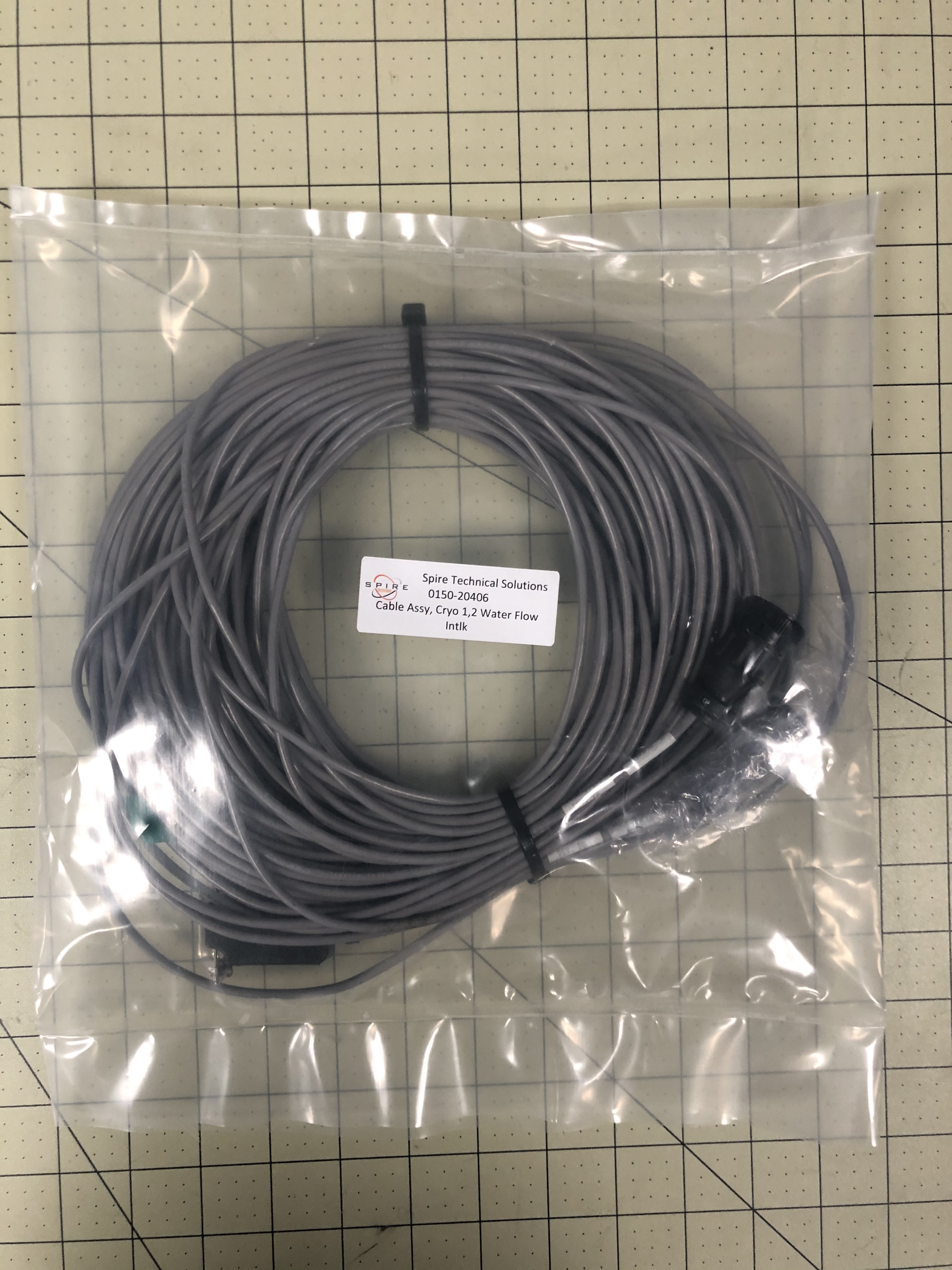 Cable Assy, Cryo 1,2 Water flow Intlk