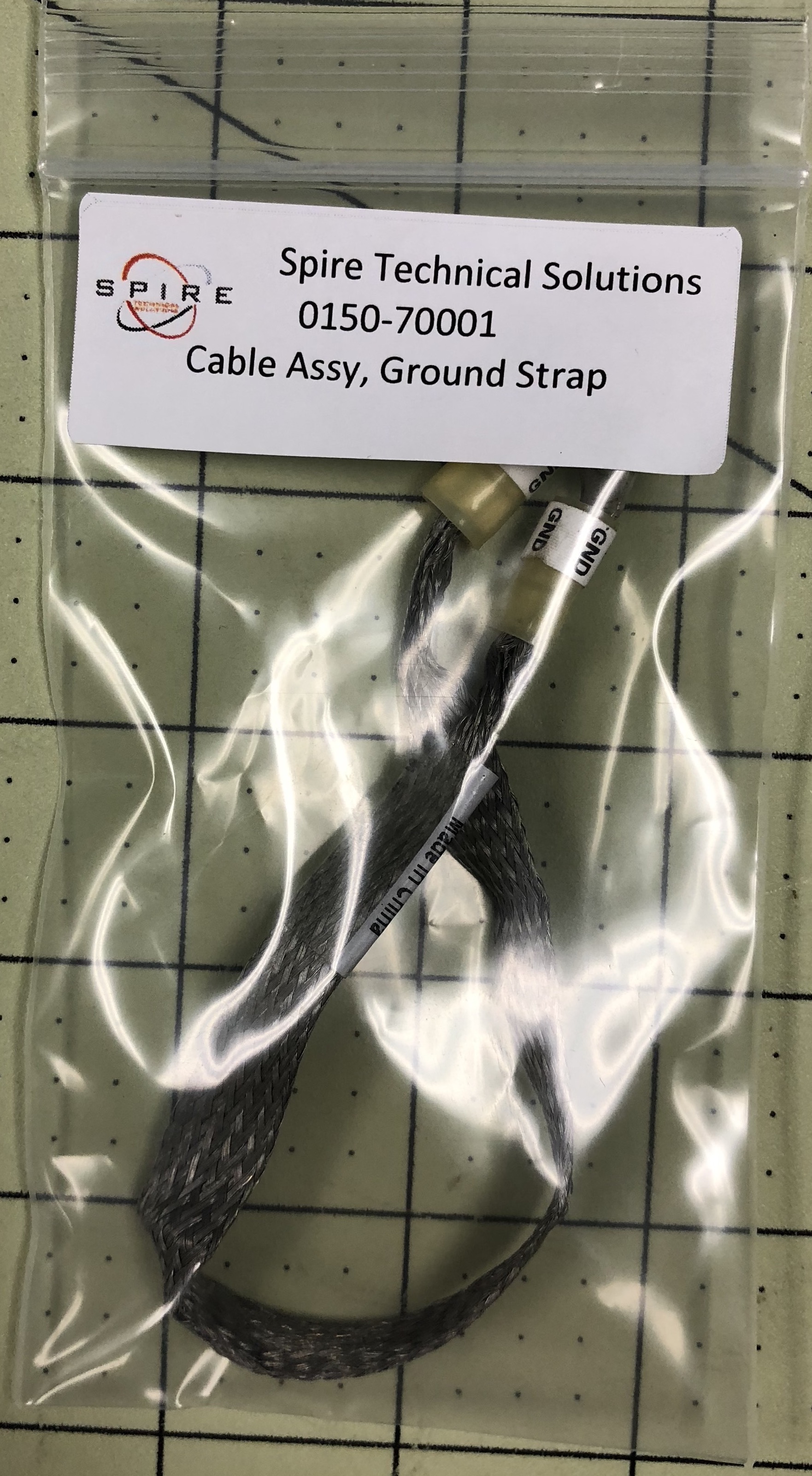 Cable Assy, Ground Strap