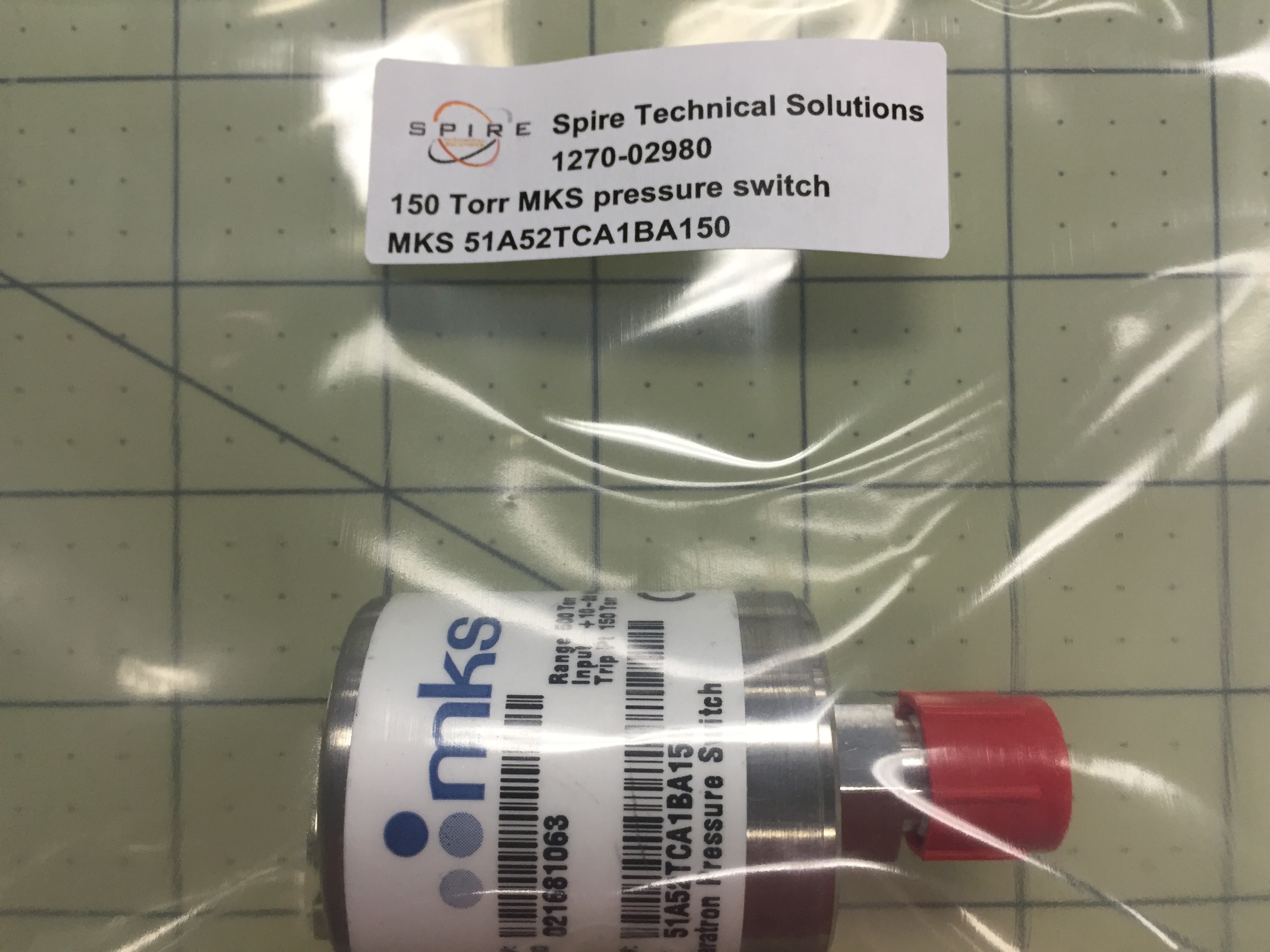 150 Torr MKS pressure switch