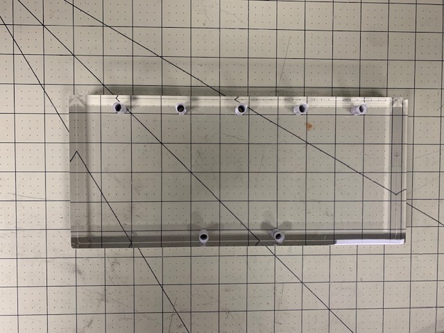 Clear Blank-off for Endura/Centura Monolith to Process Chambers 