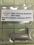 Bar RF connector compliant, NI PLT, IMP