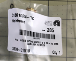 FTG HOSE CPLG SHORT 2 X 10-32 W/BUNA N GASKET