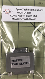 Adaptor D Sub 9Pos-M/F Master/Two Slave